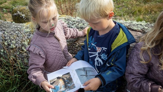 Børn fra Mønsted Børnehus til Forundringsfestival.